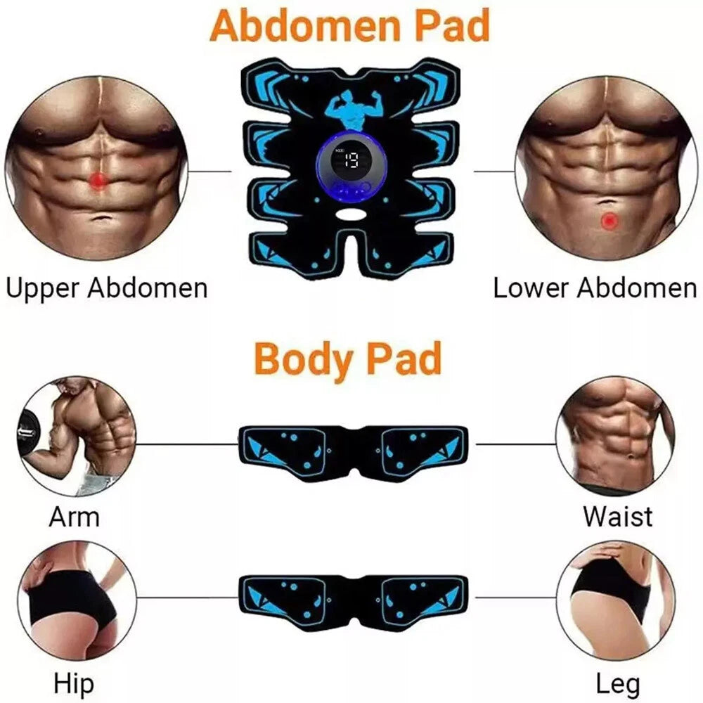 Original Tactical X Abs Stimulator 2026 - Abs + Gel Pads ultimate abs 360 stimulator