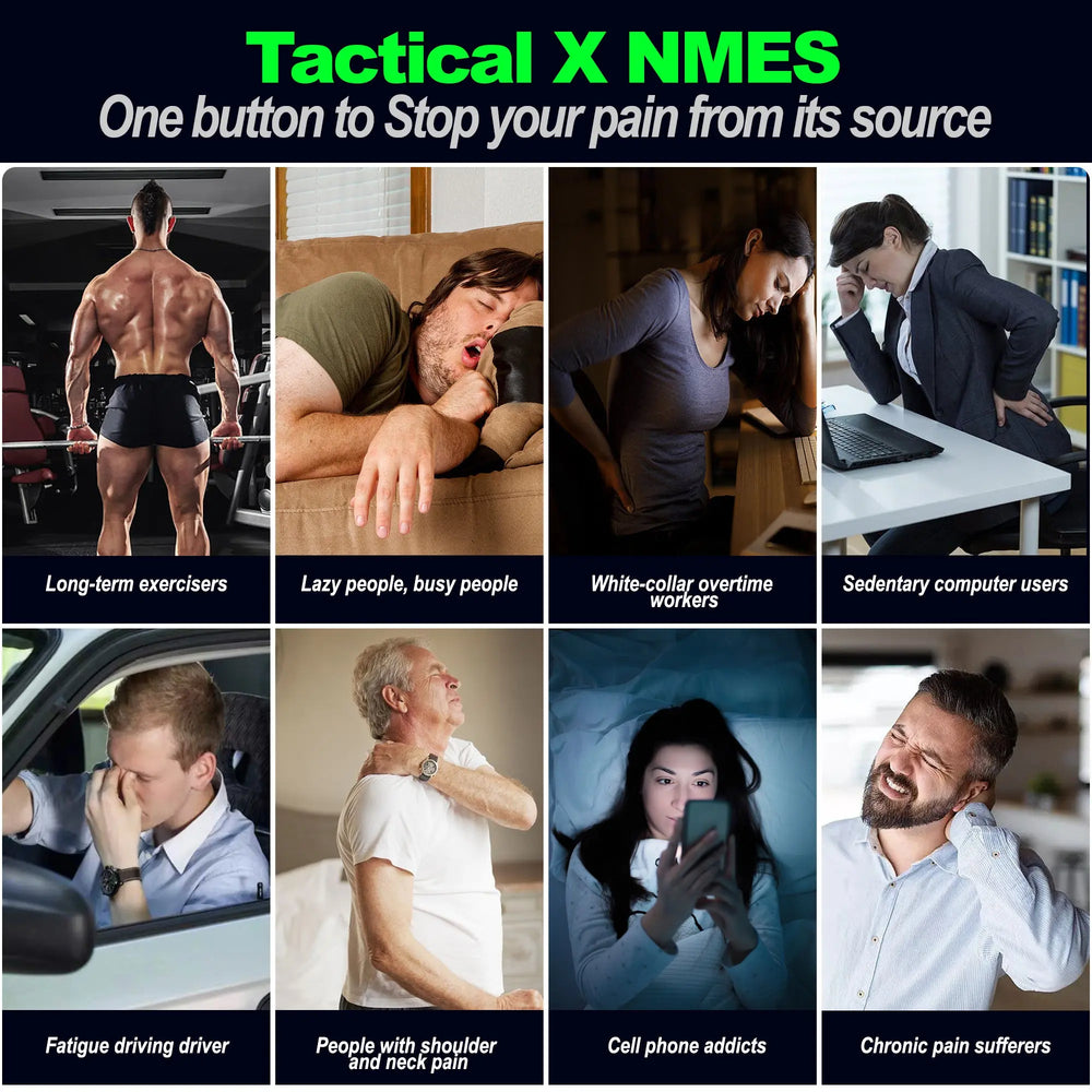 Origina Tactical X NMES® Warm Wave Sync NMES,Pain Deep Therapy, Fast