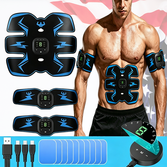 Original Tactical X Abs Stimulator 2026 | 6 Abs + 2 Arms/Legs + 20 Gel Pads | Ultra Muscle 360 Stimulator