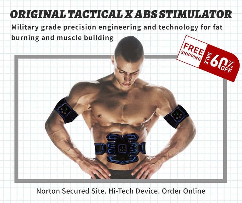 Original Tactic X Abs Stimulator 2024 Abs + Arms + Gel Pads